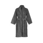 фото Халат женский Gant Home Lounge Robe, размер M, темно-серый, 40% вискоза, 30% полиамид, 25% шерсть, 5% кашемир