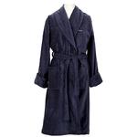 фото Халат махровый унисекс Gant Home PREMIUM VELOUR ROBE, размер M, синий, 100% хлопок