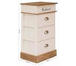 Фото №7 Secret De Maison Cabinet mod. HX14-120 с тремя ящиками butter white / brown