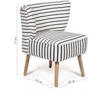 Фото №2 Secret De Maison Bolzano black / white stripes