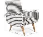 Фото №2 Secret De Maison Sondrio black / white stripes