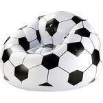 фото Надувное кресло bestway beanless soccer ball chair футбольный мяч, 114x112x71 см 75010 bw