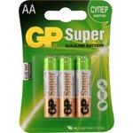 фото Алкалиновые батарейки gp аa 6 шт. super alkaline 15а 15a-cr6 72/720