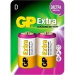 фото Алкалиновые батарейки gp lr20 2 шт extra alkaline 13а 13ax-2cr2 extra