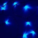 фото Гирлянда neon-night твинкл 4м, темно-зеленый пвх, 25 led синие 303-013