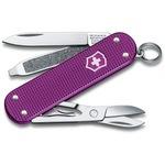 фото Нож-брелок victorinox classic alox 0.6221.l16 58 мм, 5 функций, фиолетовый