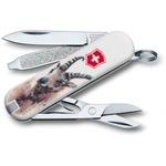 фото Нож-брелок victorinox classic le 2016 0.6223.l1610 58 мм, 7 функций, capricorn