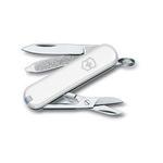 фото Нож-брелок victorinox classic 0.6223.7 58 мм, 7 функций, белый