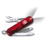 фото Нож-брелок victorinox classic swisslite 0.6228.t, 58 мм, 7 функций, красный полупрозрачный