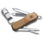 фото Нож 65мм 6 функций дерево victorinox classic nail clip wood 580 0.6461.63