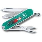 фото Нож-брелок victorinox classic le 2015 0.6223.l1508 58 мм, 7 функций, ride your bike