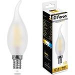 фото Светодиодная лампа feron 5w 230v e14 2700k матовая, lb-59 25649