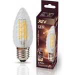 фото Светодиодная лампа rev filament свеча витая, tc37, e27, 5w, 2700k, deco premium 32426 3