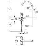 Фото №2 Смеситель для кухни Grohe Costa L 31831001