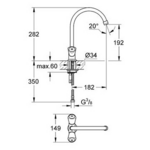 Фото №2 Смеситель для кухни Grohe Costa S 31819001