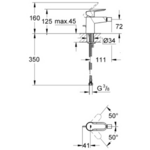 Фото №2 Смеситель для бидэ Grohe BauEdge 23332000