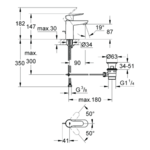 Фото №2 Смеситель для раковины Grohe BauEdge 23328000