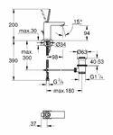 Фото №2 Смеситель для раковины Grohe Eurocube Joy 23654000