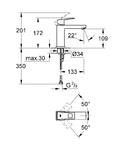 Фото №2 Смеситель для раковины Grohe Eurocube 23446000