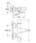 Фото №2 Термостат для ванны и душа Grohe Grohtherm 3000 Cosmopolitan 34276000