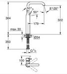 Фото №3 Смеситель для раковины Grohe Essence+ свободностоящий 32901001