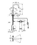 Фото №2 Комплект со смесителем для кухни Grohe Blue (фильтрация, C-излив) 33249001