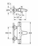 Фото №2 Термостат для ванны Grohe Grohtherm 800 34567000