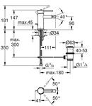 Фото №2 Смеситель для биде Grohe Essence+ с донным клапаном 32935001