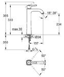 Фото №2 Смеситель для раковины Grohe Grandera 23313000