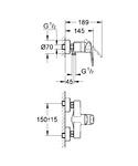 Фото №2 Смеситель для душа Grohe Europlus 33577002