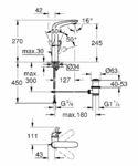 Фото №3 Смеситель для раковины Grohe Eurostyle new с донным клапаном 23569003