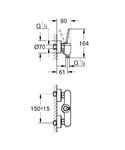 Фото №2 Смеситель для душа Grohe Eurodisc 23430000