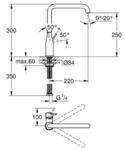 Фото №3 Смеситель для кухни Grohe Essence+ с высоким изливом, суперсталь 30269DC0