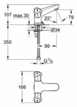 Фото №2 Смеситель для раковины Grohe Costa L с цепочкой 21100001