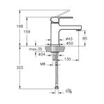 Фото №2 Смеситель для раковины Vitra Q-Line A40775EXP