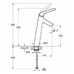 Фото №2 Смеситель для раковины Vitra Nest Trendy A42301EXP