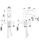 Фото №2 Смеситель для раковины Lemark Plus Strike LM1106C