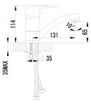 Фото №2 Смеситель для раковины Lemark Pramen LM3307C