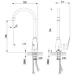 Фото №2 Смеситель для кухни Lemark Partner LM6555C