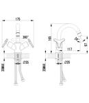 Фото №2 Смеситель для раковины Lemark Plus Spirit LM1907C