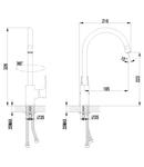 Фото №2 Смеситель для кухни Lemark Plus Factor LM1605C