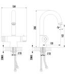 Фото №2 Термостатический смеситель для раковины Lemark Thermo LM7736C