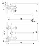 Фото №2 Смеситель для ванны и душа Lemark Partner LM6541C