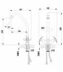 Фото №2 Смеситель для кухни Lemark Partner LM6544C