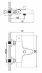 Фото №2 Термостатический смеситель для ванны и душа Lemark Thermo LM7732C