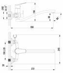 Фото №2 Смеситель для ванны и душа Lemark Partner LM6553C