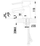 Фото №2 Смеситель для раковины Lemark Atlantiss LM3256C