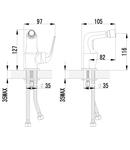 Фото №2 Смеситель для биде Lemark Plus Advance LM1208C