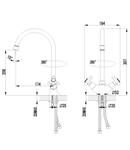 Фото №2 Смеситель для кухни Lemark Plus Harmony LM1405C