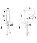 Фото №2 Смеситель для раковины Lemark Plus Factor LM1606C